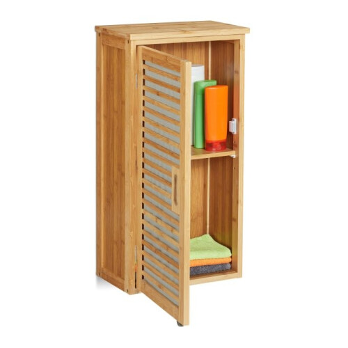 Wandschrank für Badezimmer aus Bambus