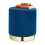 Samthocker mit Stauraum Blau 1