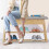 Shoe bench with seat and storage space 2
