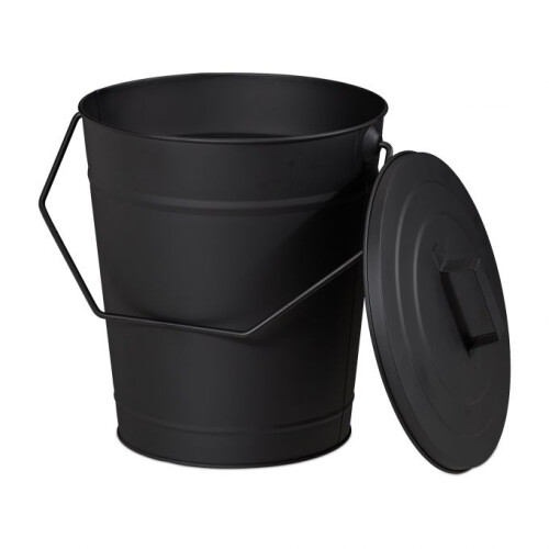 Aschenbecher mit Deckel 12 l