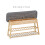 Shoe bench with seat and storage space 5