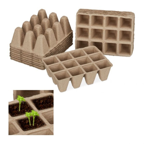 Quadratische Fasertöpfe