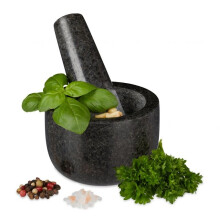 Mörtel Granit mit Schlag