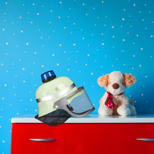 Kinder Feuerwehrhelm mit Blaulicht 1