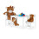 Children's seating group white with 2 chairs 1