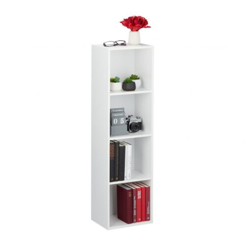 Weißes Bücherregal