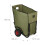 Folding garden cart 160 L 4
