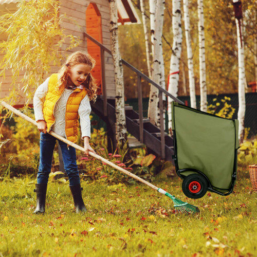 Folding garden cart 160 L 2