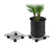 Quadratischer Blumenwagen 2er Set