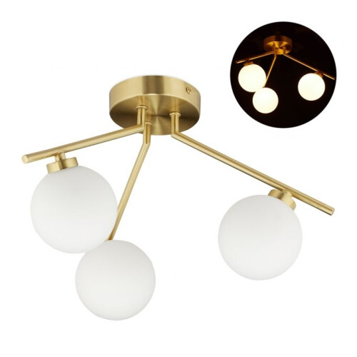 Lampada da soffitto a 3 bracci