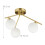 Lampada da soffitto a 3 bracci 4
