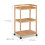 Serving trolley in bamboo 4