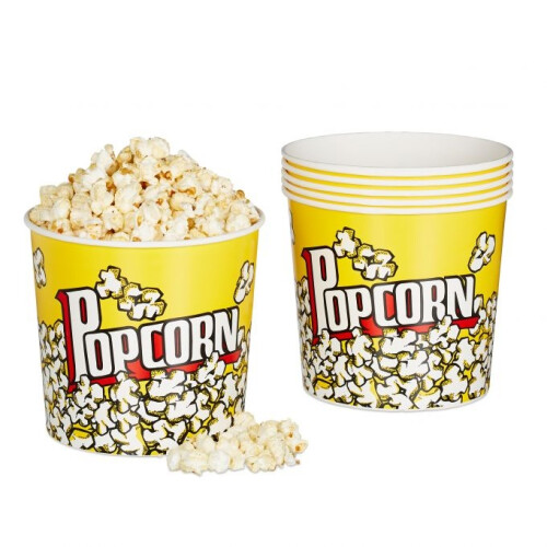 Popcorneimer wiederverwendbar 6er Set