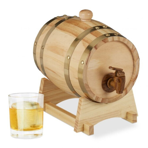 Whiskyfass aus Holz 1,25 l