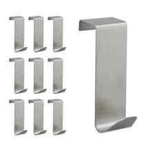 10er-Pack Türhaken aus Edelstahl