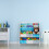 Kinderregal mit 6 Schubladen & 2 Hängefächern 3