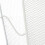 Avisstativ metall hvit 6