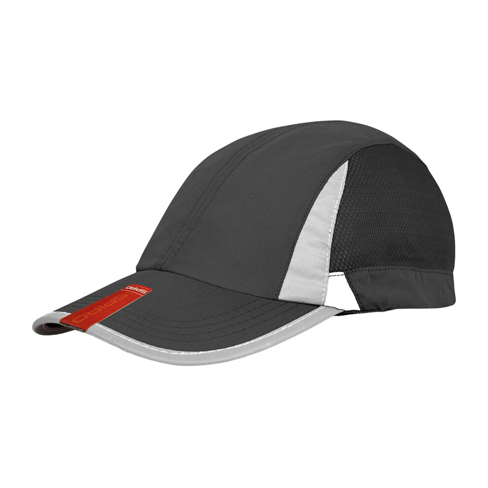 (One Size, Black/White) Result Headwear Spiro Sport Cap