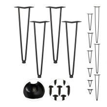 Möbelbein-Haarnadel 4er-Set
