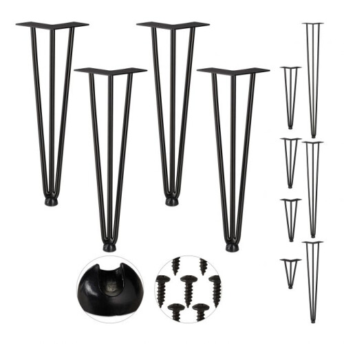 Möbelbein-Haarnadel 4er-Set
