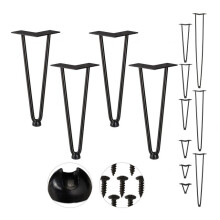 Möbelbein-Haarnadel 4er-Set