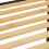 Floor standing shelf in bamboo and metal 7