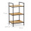 Floor standing shelf in bamboo and metal 4