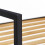 Floor standing shelf in bamboo and metal 6