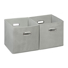 Stoff-Aufbewahrungsbox 2er-Set