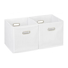 Stoff-Aufbewahrungsbox 2er-Set