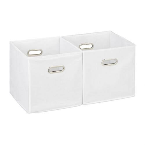 Stoff-Aufbewahrungsbox 2er-Set
