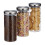 3 potes de armazenamento 1300 ml 1