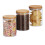 3 potes de armazenamento 600 ml 1