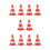 Traffic cone set in 10 1