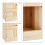 Vogelhaus aus Holz mit Spitzdach 7