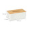 Taschentuchbox mit Bambusdeckel 4
