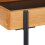 Serving trolley in black bamboo with 2 shelves 6