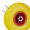 Schubkarrenräder PU-Gummi, 2 Stk. 6