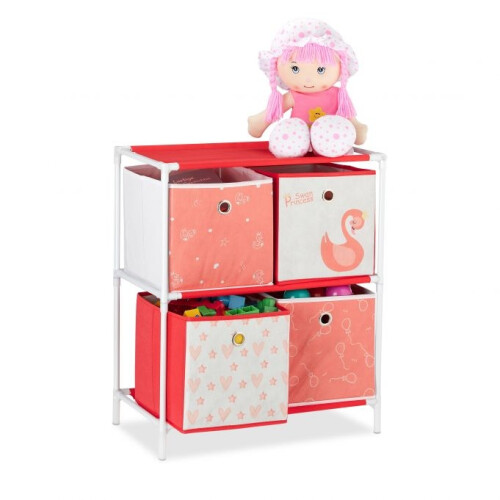 Kinderregal Schwan mit Schubladen