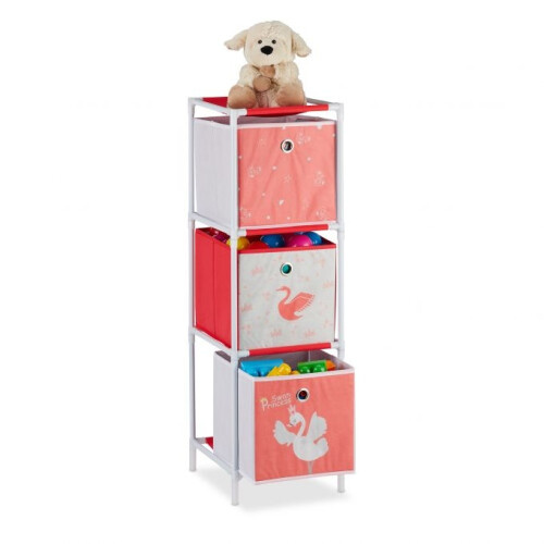 Kinderregal Schwan mit Schubladen