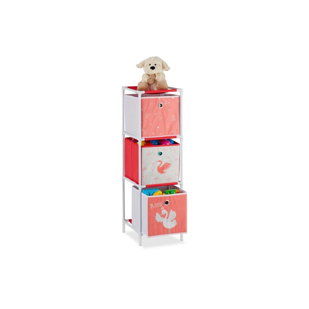B2x Children's Shelf Swan With Drawers
