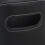 Firewood basket in black artificial leather 6