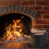 Firewood basket in black artificial leather 3