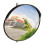 Exit mirror 60 cm black 1