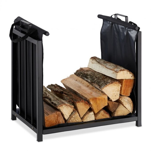 Holzregal aus Stahl