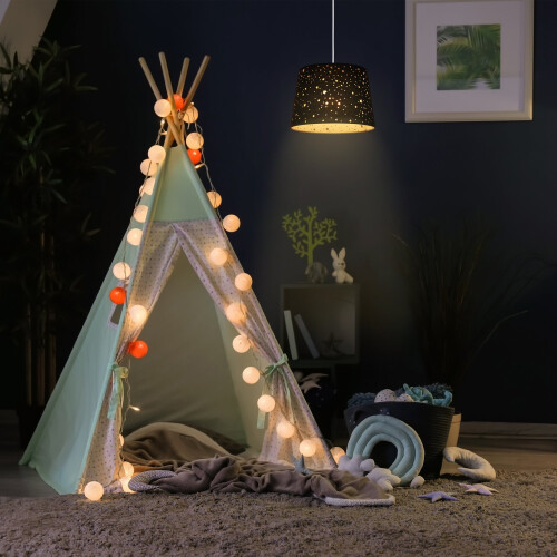 Kinderzimmerlampe aus Stoff 1