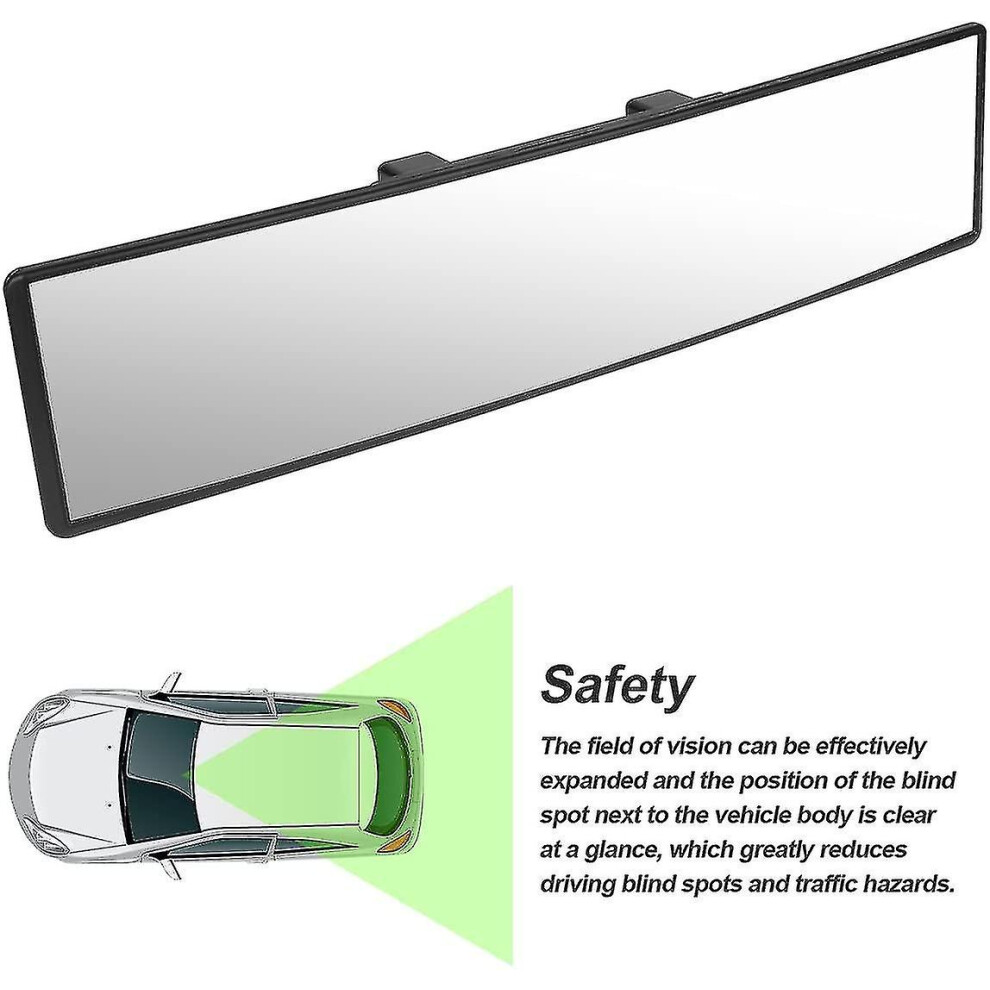Car Interior Mirror Panoramic Replacement Wide Angle Rearview Mirror 9075784402860