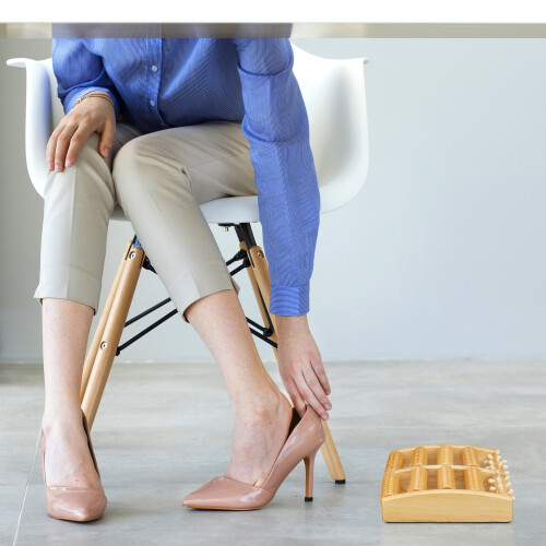 Fußmassagerolle Holz 2