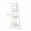 Weiße Treppe mit Holzblumen 4