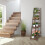 Blumentreppe Holz Dunkelbraun 2